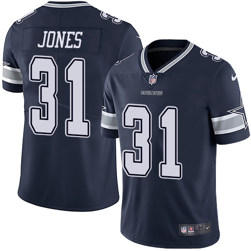 2019 men Dallas Cowboys #31 Jones blue Nike Vapor Untouchable Limited NFL Jersey style 2